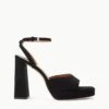 SOLANGE PLATFORM | BLACK SUEDE -Staud STAUD SOLANGE PLATFORM BLACK SUPF 23 ECOM 1