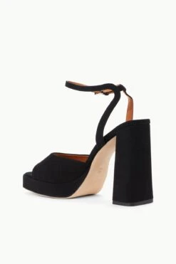 SOLANGE PLATFORM | BLACK SUEDE -Staud STAUD SOLANGE PLATFORM BLACK SUPF 23 ECOM 3