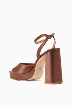 SOLANGE PLATFORM | CLOVE SATIN -Staud STAUD SOLANGE PLATFORM CLOVE SUPF 23 ECOM 3