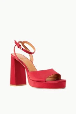 SOLANGE PLATFORM | RUBY SATIN 8 SOLANGE PLATFORM | RUBY SATIN -Staud STAUD SOLANGE PLATFORM RUBY SUPF 23 ECOM 2 1