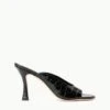 SYLVIA MULE | BLACK CROC EMBOSSED 1 SYLVIA MULE | BLACK CROC EMBOSSED -Staud STAUD SYLVIA MULE BLACK SUPF 23 ECOM 1