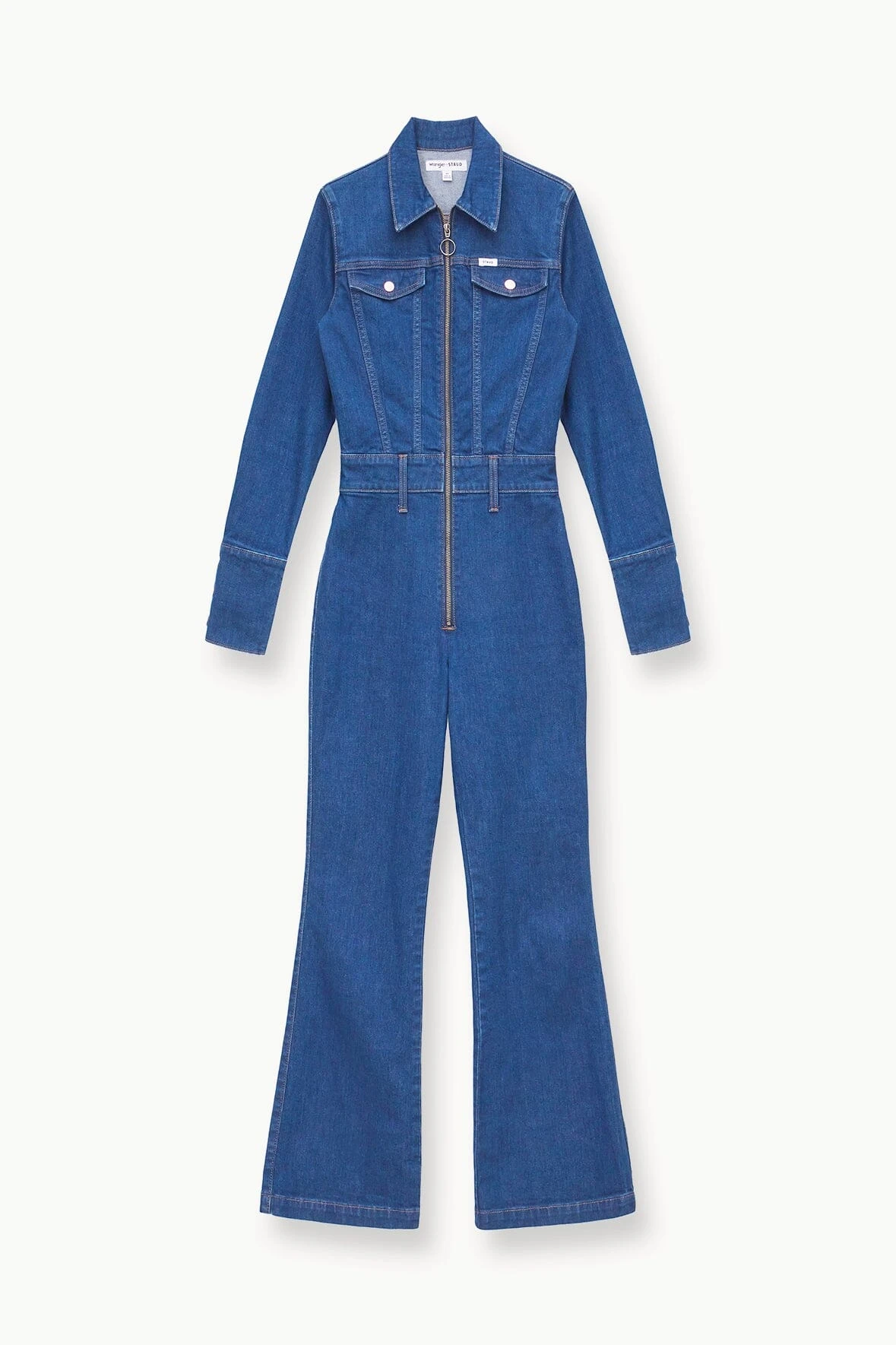 STAUD + WRANGLER THE BODY JUMPSUIT | DARK RINSE 11 STAUD + WRANGLER THE BODY JUMPSUIT | DARK RINSE - Image 9