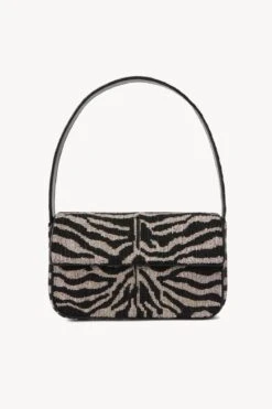 TOMMY BEADED BAG | BLACK WHITE