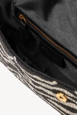 TOMMY BEADED BAG | BLACK WHITE -Staud STAUD TOMMY BEADED BAG BLACKWHITE FALL 22 ECOM 3