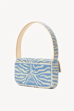 TOMMY BEADED BAG | LIGHT BLUE CREAM -Staud STAUD TOMMY BEADED BAG LBCR HOLIDAY 22 ECOM 2