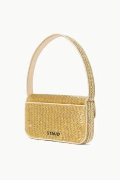 TOMMY BEADED BAG | GOLD -Staud STAUD TOMMYBEADED BAG GOLD FALL 23 ECOM 2