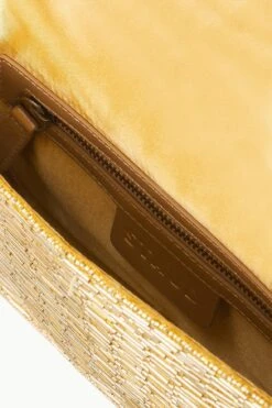 TOMMY BEADED BAG | GOLD -Staud STAUD TOMMYBEADED BAG GOLD FALL 23 ECOM 3