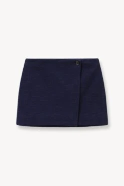TOUR SKIRT | NAVY -Staud STAUD TOUR SKIRT NAVY SUPF 23 ECOM 1