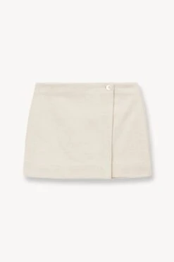 TOUR SKIRT | OAT MILK -Staud STAUD TOUR SKIRT OAT MILK SUPF 23 ECOM 1