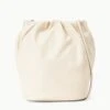 VALENTINA BUCKET BAG | CREAM -Staud STAUD VALENTINA BAG CREAM SUPF 23 ECOM 1