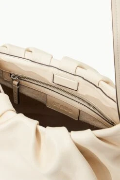 VALENTINA BUCKET BAG | CREAM -Staud STAUD VALENTINA BAG CREAM SUPF 23 ECOM 4