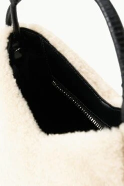 VALERIE SHOULDER BAG | CREAM BLACK -Staud STAUD VALERIESHOULDERBAG CREAMBLACK ECOM 3