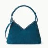 VALERIE SHOULDER BAG | INK BLUE SUEDE -Staud STAUD VALERIE SHOULDERBAG INKBLUESEUDE SUPF 23 ECOM 1 1