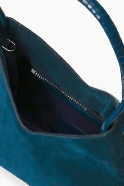VALERIE SHOULDER BAG | INK BLUE SUEDE -Staud STAUD VALERIE SHOULDERBAG INKBLUESEUDE SUPF 23 ECOM 3