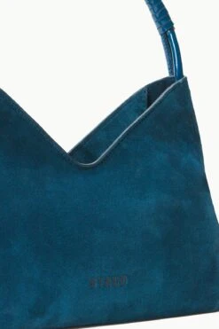 VALERIE SHOULDER BAG | INK BLUE SUEDE -Staud STAUD VALERIE SHOULDERBAG INKBLUESEUDE SUPF 23 ECOM 4