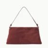 VIVI SHOULDER BAG | MAHOGANY SUEDE 2 VIVI SHOULDER BAG | MAHOGANY SUEDE -Staud STAUD VIVI SHOULDERBAG MAHOGANY FALL 23 ECOM 1