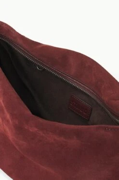 VIVI SHOULDER BAG | MAHOGANY SUEDE 11 VIVI SHOULDER BAG | MAHOGANY SUEDE -Staud STAUD VIVI SHOULDERBAG MAHOGANY FALL 23 ECOM 3