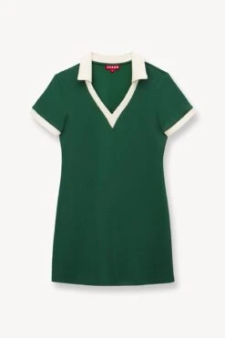 VOLLEY DRESS | COURT GREEN IVORY 12 VOLLEY DRESS | COURT GREEN IVORY -Staud STAUD VOLLEY DRESS GREEN SUPF 23 ECOM 1