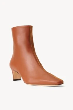 WALLY SPLIT ANKLE BOOT | TAN -Staud STAUD WALLY SPLIT ANKLE BOOT TAN FALL 22 ECOM 2