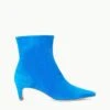 WALLY ANKLE BOOT | DIRECTOR BLUE SUEDE -Staud STAUD WALLYANKLE BOOT DIRECTORBLUE FALL 23 ECOM 1