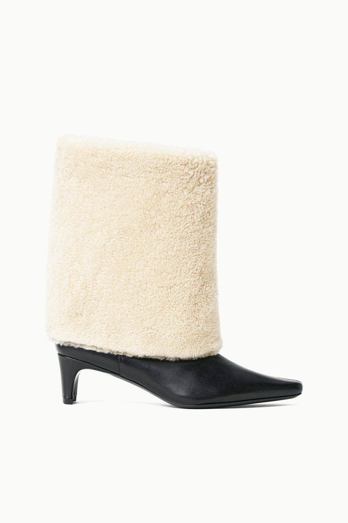 WALLY FOLDOVER BOOT | BLACK CREAM 3 WALLY FOLDOVER BOOT | BLACK CREAM