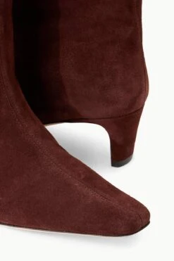 WALLY BOOT | MAHOGANY SUEDE 11 WALLY BOOT | MAHOGANY SUEDE -Staud STAUD WALLY BOOT MAHOGANY SUPF 23 ECOM 4 2