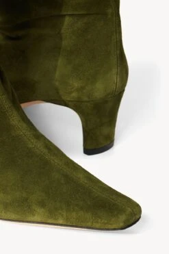 WALLY BOOT | OLIVE SUEDE 16 WALLY BOOT | OLIVE SUEDE -Staud STAUD WALLY BOOT OLIVE FALL 22 ECOM 5