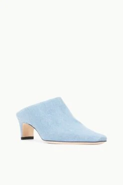WALLY MULE | DENIM BLUE -Staud STAUD WALLY MULE DENIMBLUE FALL 23 ECOM 2