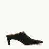 WALLY MULE | BLACK SUEDE -Staud STAUD WALLY MULE SUEDEBLACK SUPF 23 ECOM 1