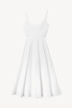 WELLS DRESS | WHITE -Staud STAUD WELLS DRESS WHITE HOLIDAY 22 ECOM 1