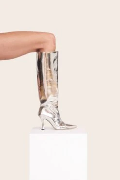 CAMI BOOT | CHROME -Staud Shoes2 00261 web
