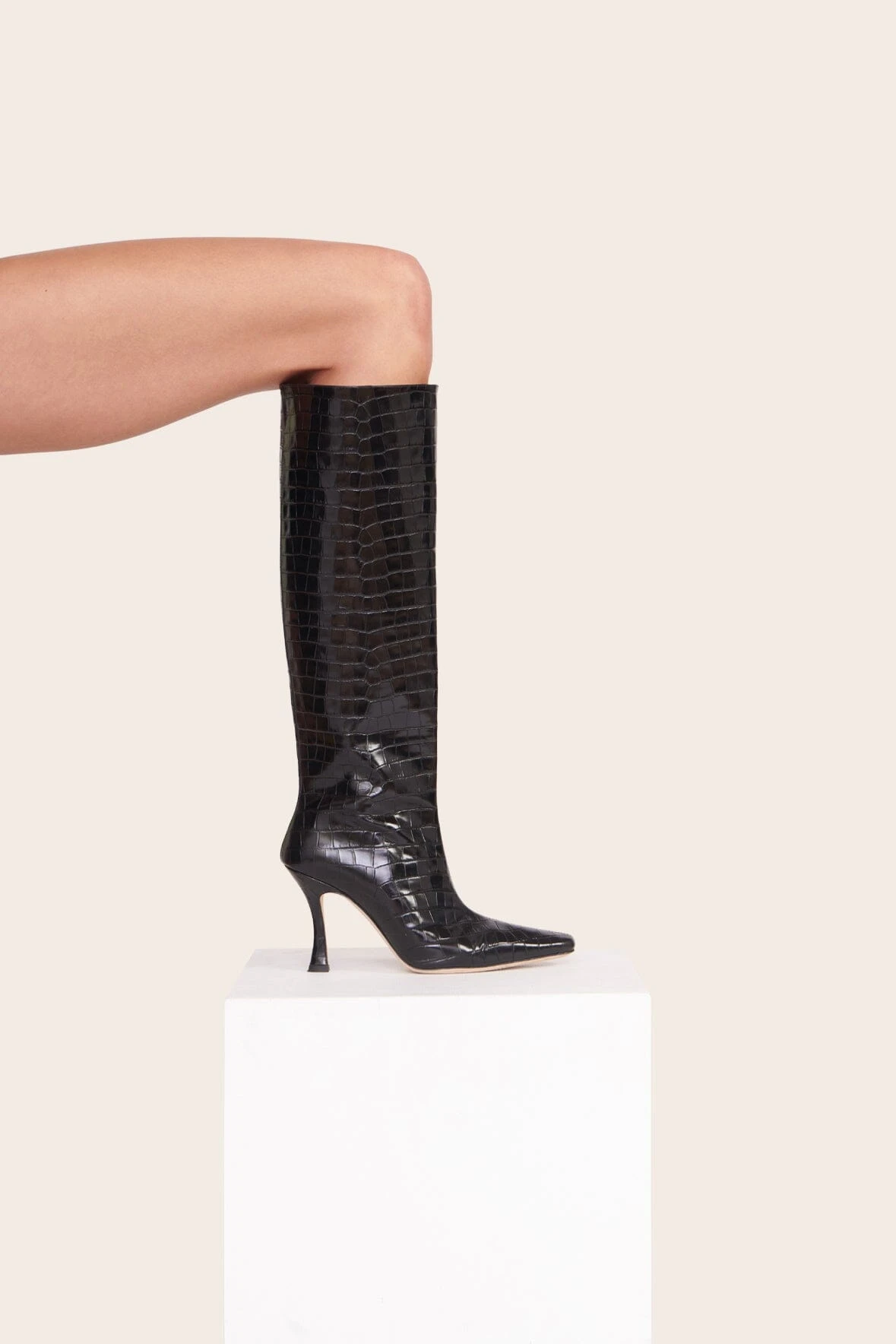 CAMI BOOT | BLACK CROC EMBOSSED 6 CAMI BOOT | BLACK CROC EMBOSSED - Image 4