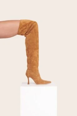 CAMI OVER THE KNEE BOOT | TAN SUEDE 18 CAMI OVER THE KNEE BOOT | TAN SUEDE -Staud Shoes2 00275 web