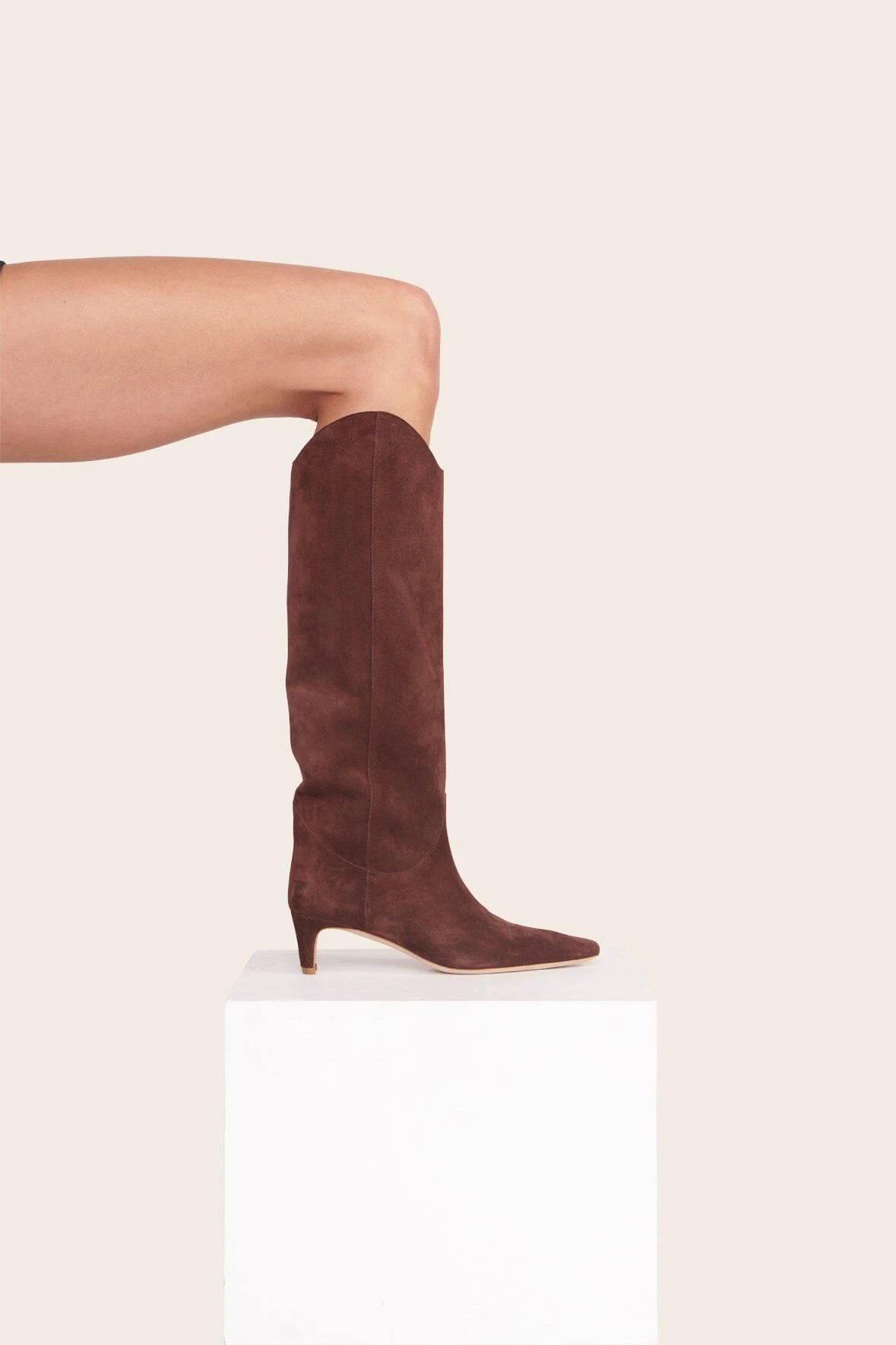 WESTERN WALLY BOOT | MAHOGANY SUEDE 6 WESTERN WALLY BOOT | MAHOGANY SUEDE - Image 4
