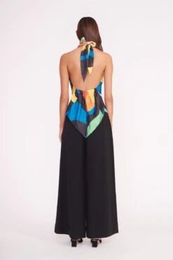 TROPEA TOP | MARBLE WAVE -Staud TROPEA TOP MARBLE WAVE CALEB BLACK 00211 2 web