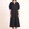 VINCENT DRESS | BLACK 1 VINCENT DRESS | BLACK -Staud Vincent Dress Black 00601 web