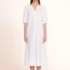VINCENT DRESS | WHITE -Staud Vincent Dress White 00616 web