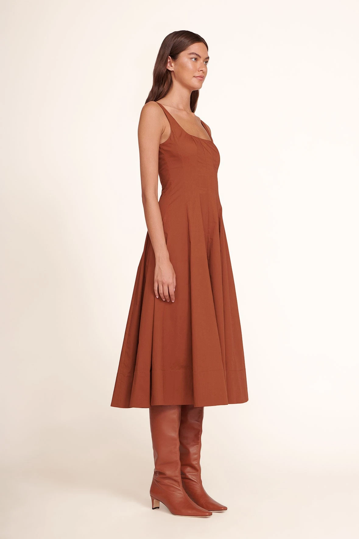 WELLS DRESS | TAN 5 WELLS DRESS | TAN - Image 3