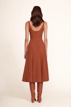 WELLS DRESS | TAN 11 WELLS DRESS | TAN -Staud Wells Dress Tan 823 edit web