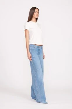 STAUD + WRANGLER THE W TEE | WHITE -Staud Wrangler 0087 web fb851ec9 4575 4430 8d01 78577fc409df