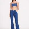 STAUD + WRANGLER THE BIKINI JEAN | DARK RINSE -Staud Wrangler 0664 web