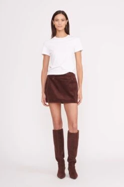 ANNETTE SKIRT | MAHOGANY