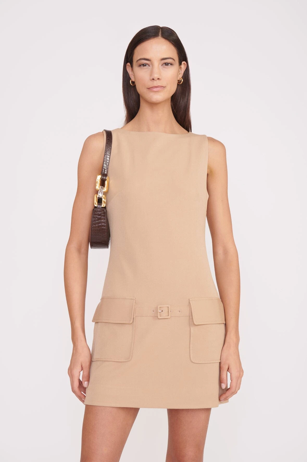 BRADY SHOULDER BAG | ESPRESSO CROC EMBOSSED 6 BRADY SHOULDER BAG | ESPRESSO CROC EMBOSSED - Image 4