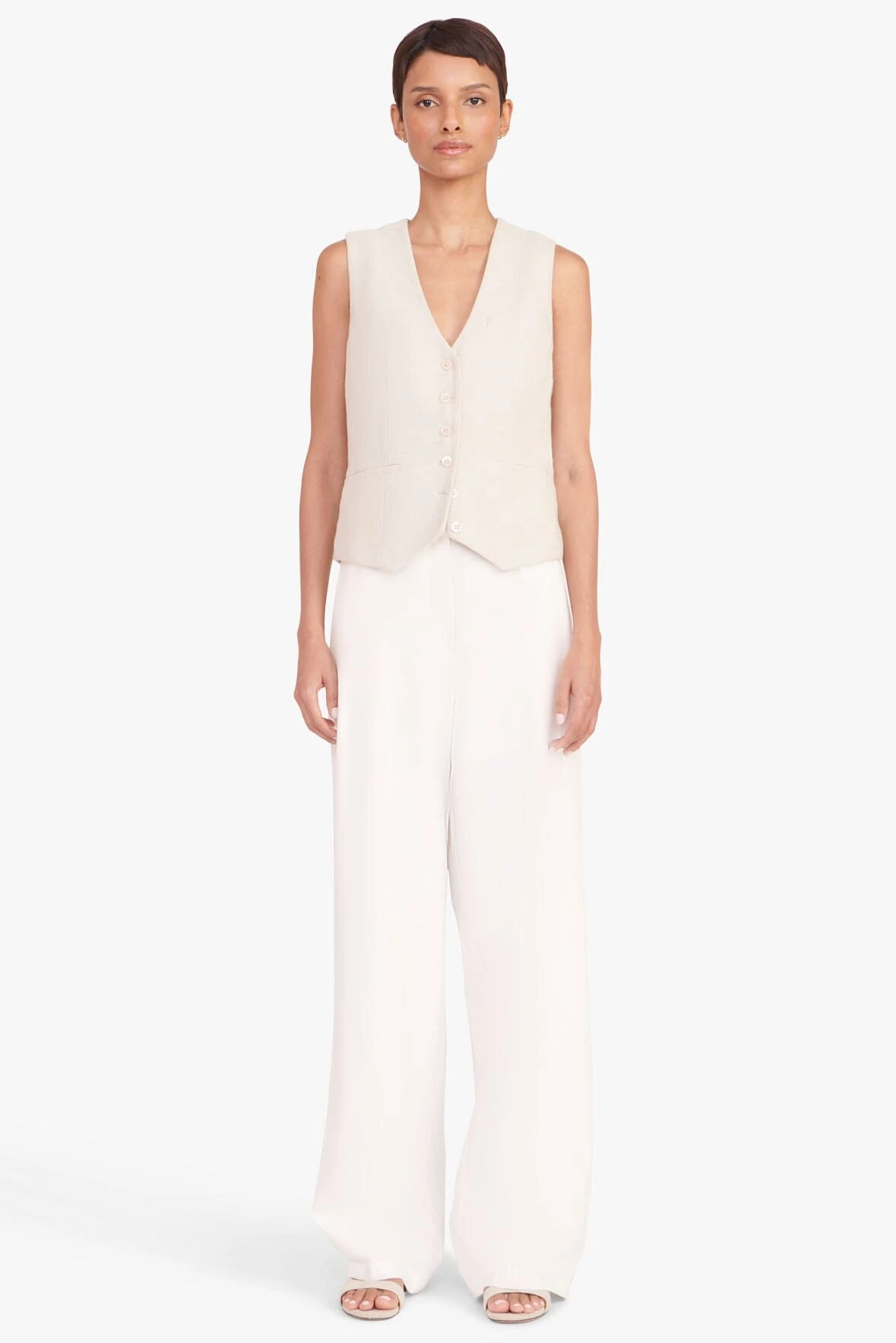 BRETT VEST | OAT MILK 4 BRETT VEST | OAT MILK - Image 2