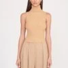 CALLUM TOP | CAMEL -Staud callum top camel 1