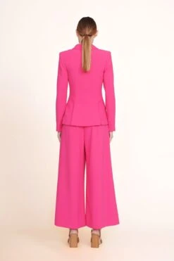 CROPPED CALEB PANT | MAGENTA -Staud carson blazer magenta 4 92d0a640 ba7b 4a9c 872c 439a3e38485c