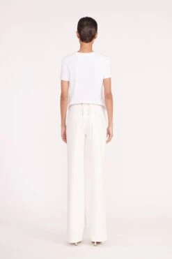 CARTER PANT | WHITE -Staud carter pant white 05226 web 44959f2f 7ab0 42d2 b860 2d8d8cb9dfbe