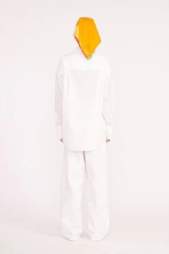 SILK SCARF | MARBLE WAVE -Staud colton shirt white 00557 web 1