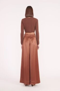 DEANNA SWEATER | CLOVE -Staud deanna sweater clove 00878 web