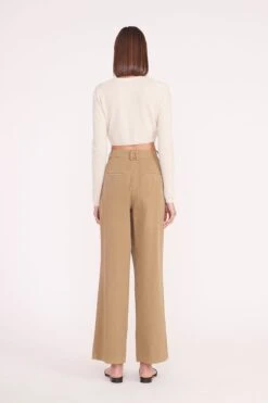 DEANNA SWEATER | CREME -Staud deanna sweater creme 00502 web